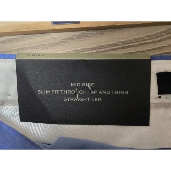 New Banana Republic Ryan Dress Pants Women's Size 0 Preppy Blue NWT - Picture 3 of 9